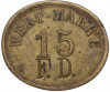 Торговый жетон «15 WERTH-MARKE» Германия