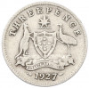 3 пенса 1927 года Австралия