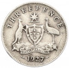 3 пенса 1927 года Австралия