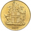 1 крона 1975 года Исландия