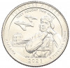 1/4 доллара (25 центов) 2021 года D США «Национальные парки — №56 Национальное историческое место Пилоты из Таскиги»