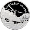 25 долларов 2003 года Соломоновы острова «Самолеты — Sikorsky VS-300»