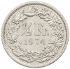 1/2 франка 1974 года Швейцария
