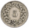 5 раппенов 1921 года Швейцария
