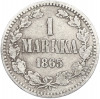 1 марка 1865 года Русская Финляндия