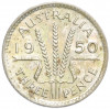 3 пенса 1950 года Австралия