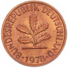 1 пфенниг 1978 года G Западная Германия (ФРГ)