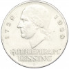3 рейхсмарки 1929 года D Германия «200 лет со дня рождения Готхольда Лессинга»
