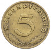 5 рейхспфеннигов 1938 года D Германия