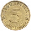 5 рейхспфеннигов 1939 года F Германия