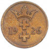 2 пфеннига 1926 года Данциг