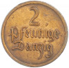 2 пфеннига 1926 года Данциг