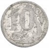 10 сантимов 1922 года Франция — город Ла-Рошель (Нотгельд)