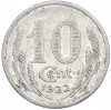 10 сантимов 1922 года Франция — департамент Эр и Луар (Нотгельд)