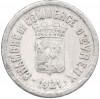 25 сантимов 1921 года Франция — город Эвре (Нотгельд)
