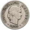 5 раппенов 1895 года Швейцария