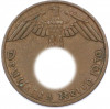 1 рейхспфенниг 1939 года F Германия