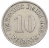 10 пфеннигов 1906 года A Германия