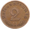 2 рейхспфеннига 1939 года A Германия