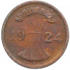 2 рентенпфеннига 1924 года A Германия