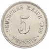 5 пфеннигов 1906 года A Германия