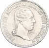 1/6 талера 1827 года Саксония «Смерть Короля Фридриха Августа I»