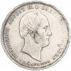 1/6 талера 1854 года Саксония «Смерть Короля Фридриха Августа II»