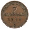 3 пфеннига 1868 года C Пруссия