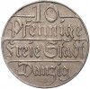 10 пфеннигов 1923 года Данциг