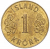 1 крона 1974 года Исландия
