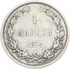 1 марка 1874 года Русская Финляндия