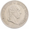 1/6 талера 1827 года Саксония «Смерть Короля Фридриха Августа I»