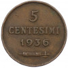 5 чентезимо 1936 года Сан-Марино