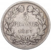 5 франков 1837 года W Франция