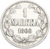 1 марка 1866 года Русская Финляндия