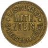 Жетон «10 пфеннигов в ресторан Math Nobis (Шельсен)» Германия