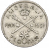 1 флорин 1951 года Австралия «50 лет Федерации»