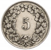 5 раппенов 1931 года Швейцария