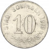 10 пфеннигов 1919 года Германия — город Золинген (Нотгельд)