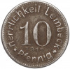 10 пфеннигов 1919 года Германия — город Лембек (Нотгельд)