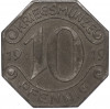 10 пфеннигов 1919 года Германия — город Неккарзульм (Нотгельд)