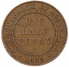 1/2 пенни 1936 года Австралия