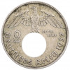 2 рейхсмарки 1937 года E Германия
