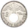 2 рейхсмарки 1937 года F Германия