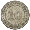 10 центов 1918 года Стрейтс Сетлментс