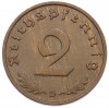 2 рейхспфеннига 1936 года D Германия