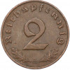 2 рейхспфеннига 1937 года D Германия