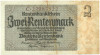 2 рентенмарки 1937 года Германия