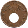 2 рейхспфеннига 1938 года D Германия