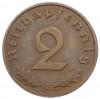2 рейхспфеннига 1938 года E Германия